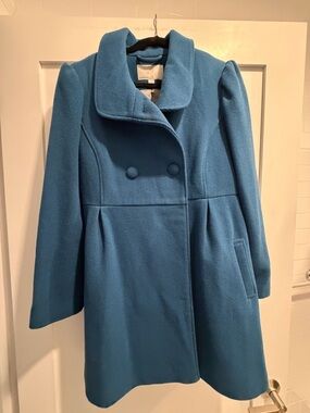 Old Navy Blue Double-Breasted Pea Coat